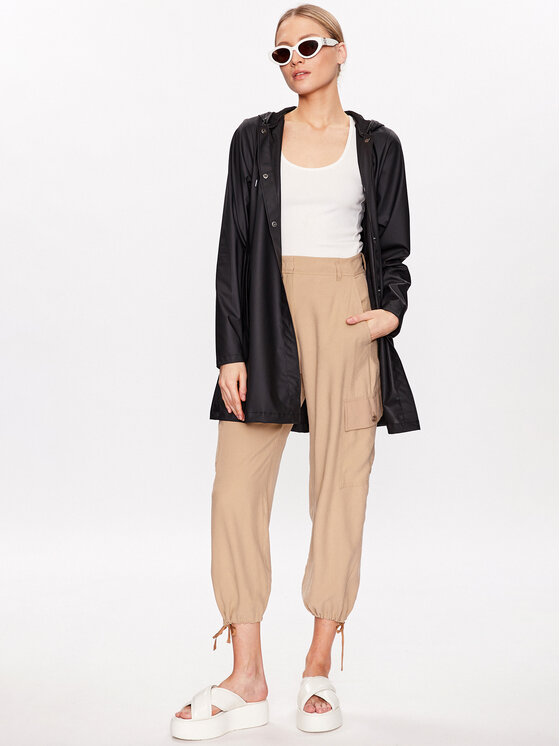 Rains Rains Esőkabát 18050 Fekete Regular Fit