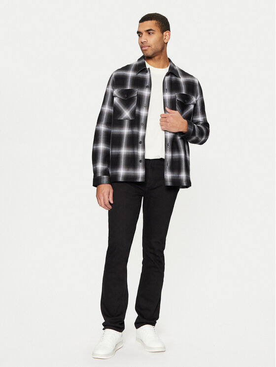 HUGO HUGO Traperice Ash 50511483 Crna Slim Fit