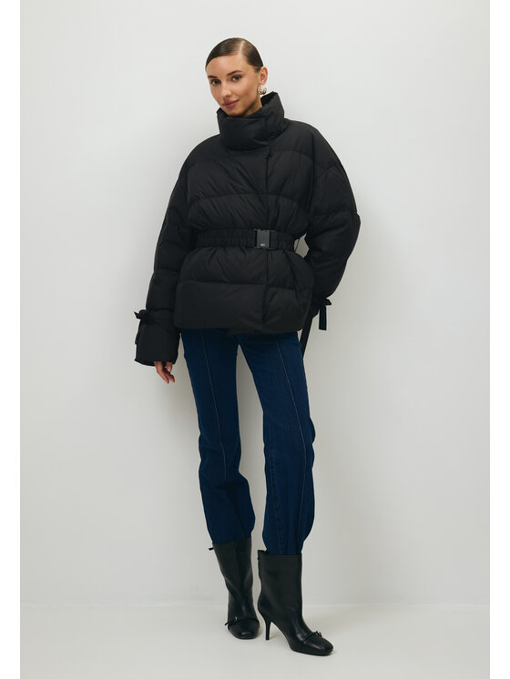 BIZUU BIZUU Zimní bunda DOWN PUFFER HIJACKET Černá Standard Fit