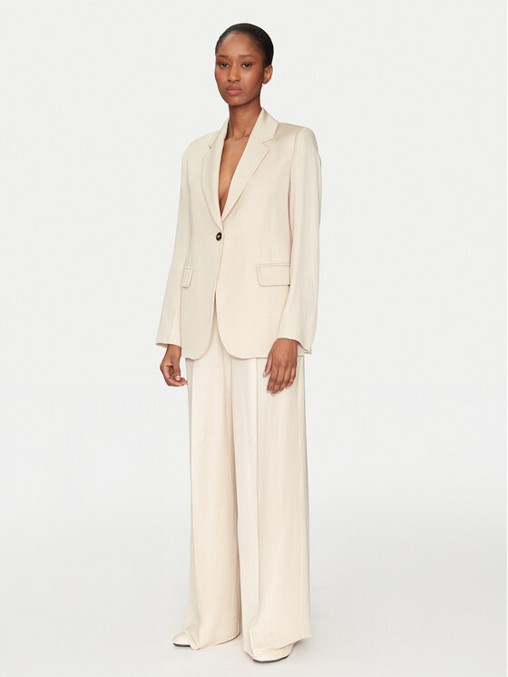 Marella Marella Giacca da abito Elletra1 2515041191 Beige Regular Fit