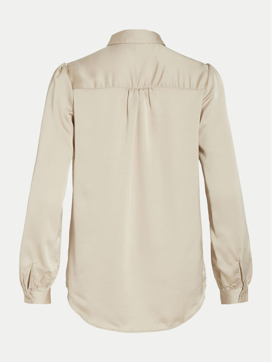 Vila Vila Camicia 14063320 Beige Regular Fit