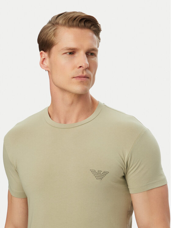 Emporio Armani Underwear Emporio Armani Underwear Póló EM000375 AF18890 U8046 Zöld Slim Fit