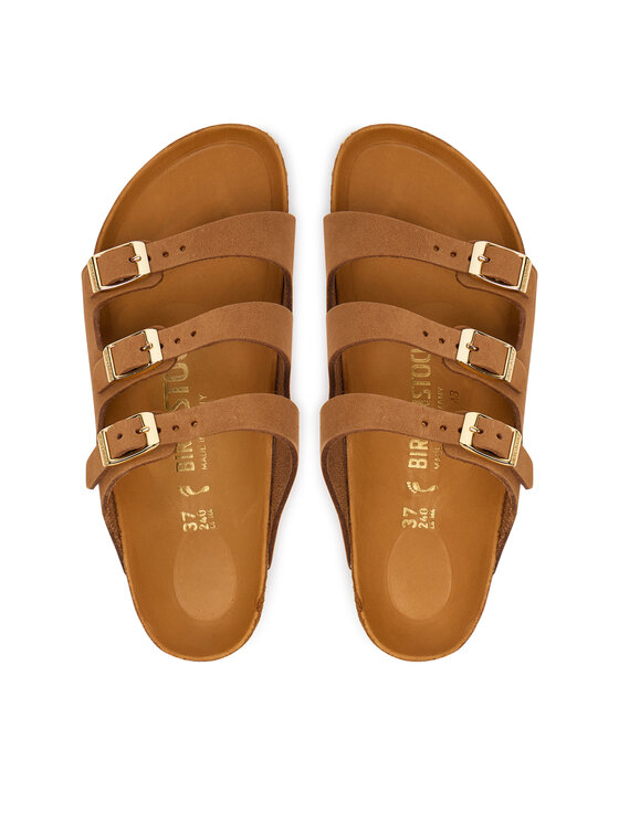 Birkenstock Birkenstock Παντόφλες Florida Fresh Tonal Footbed 1031867 Καφέ