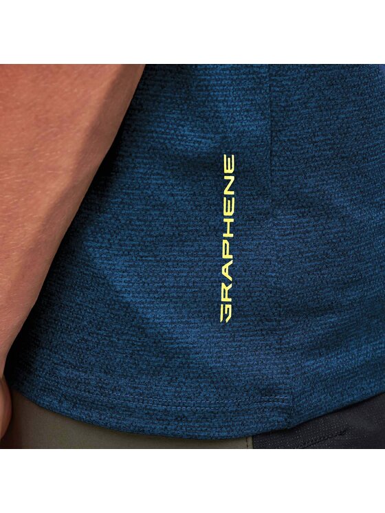 Alpinus Alpinus T-Shirt Dirfi Granatowy Regular Fit