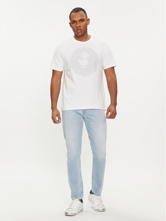 Save The Duck Save The Duck T-shirt DT1716M BESY18 Bijela Regular Fit