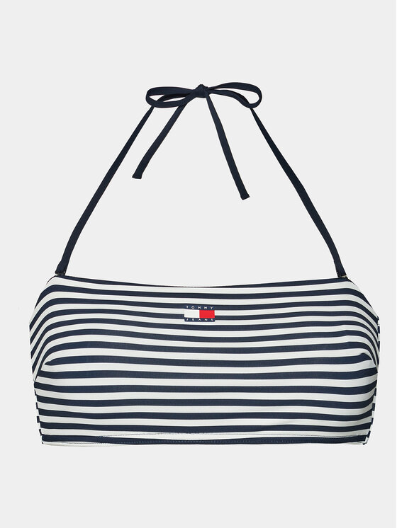 Tommy Hilfiger Tommy Hilfiger Bikinio viršus UW0UW05091 Tamsiai mėlyna