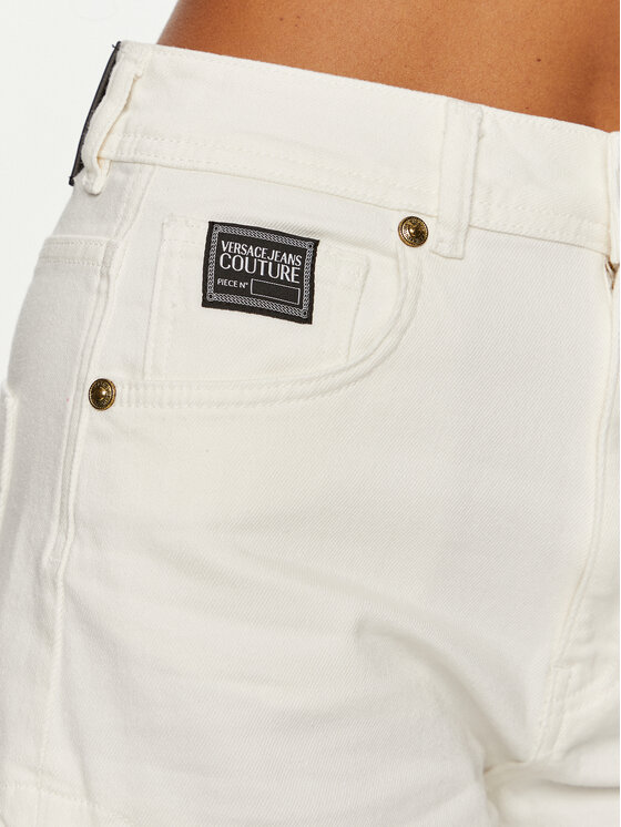 Versace Jeans Couture Versace Jeans Couture Farmer rövidnadrág 76HAD522 Fehér Regular Fit