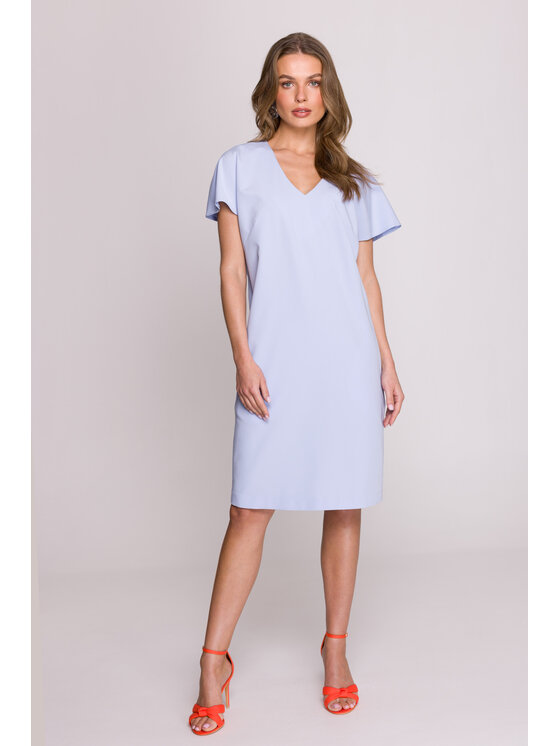 Stylove Stylove Letní šaty S392 Světle modrá Premium Fit