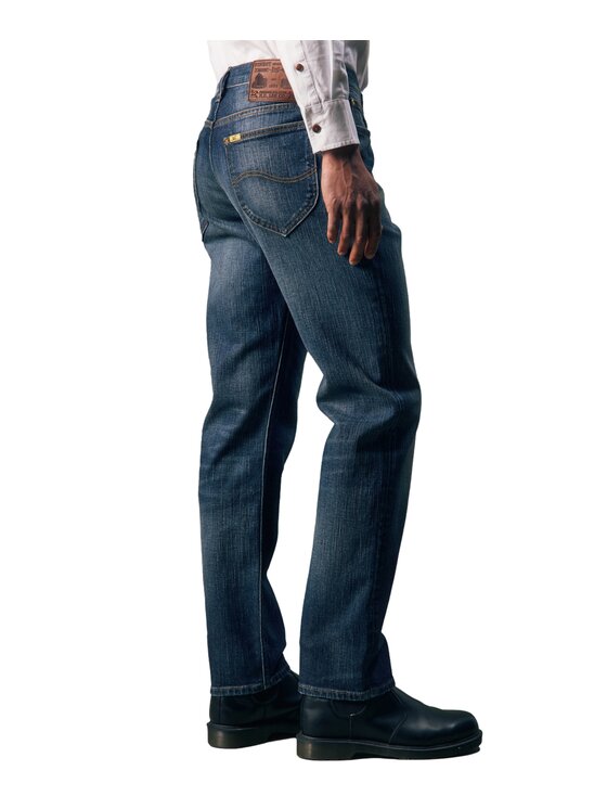 Lee Lee Jeansy 112387685 Niebieski Slim Fit