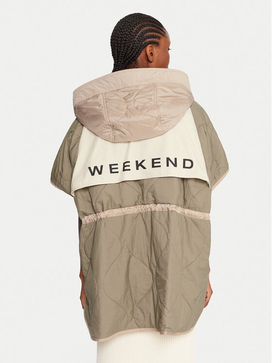 Weekend Max Mara Weekend Max Mara Cappotto di transizione Riva 2525296011 Beige Relaxed Fit