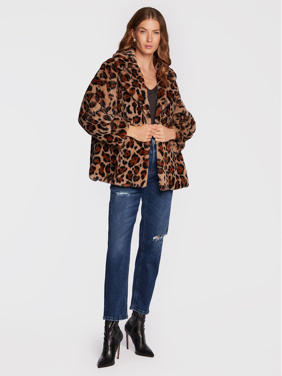 Liu Jo Liu Jo Pelzmantel CF2042 E0809 Braun Oversize