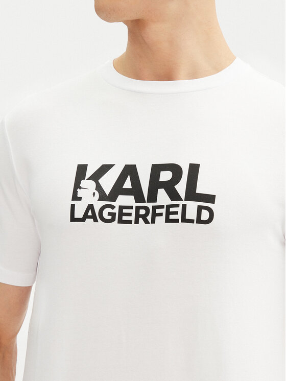 KARL LAGERFELD KARL LAGERFELD T-shirt 755087 552235 Bijela Regular Fit