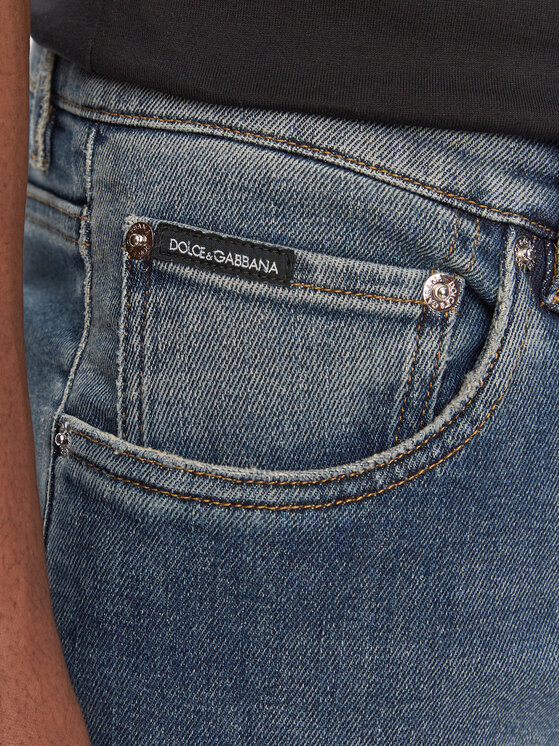 Dolce&Gabbana Dolce&Gabbana Jeans hlače GY07CZ G8LN7 Modra Slim Fit