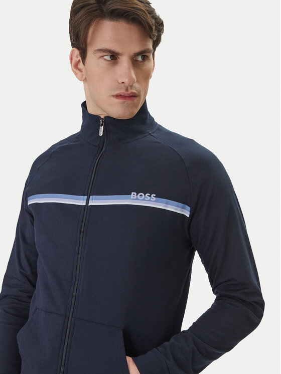 BOSS BOSS Džemperis ar kapuci Authentic 50554779 Tumši zils Regular Fit