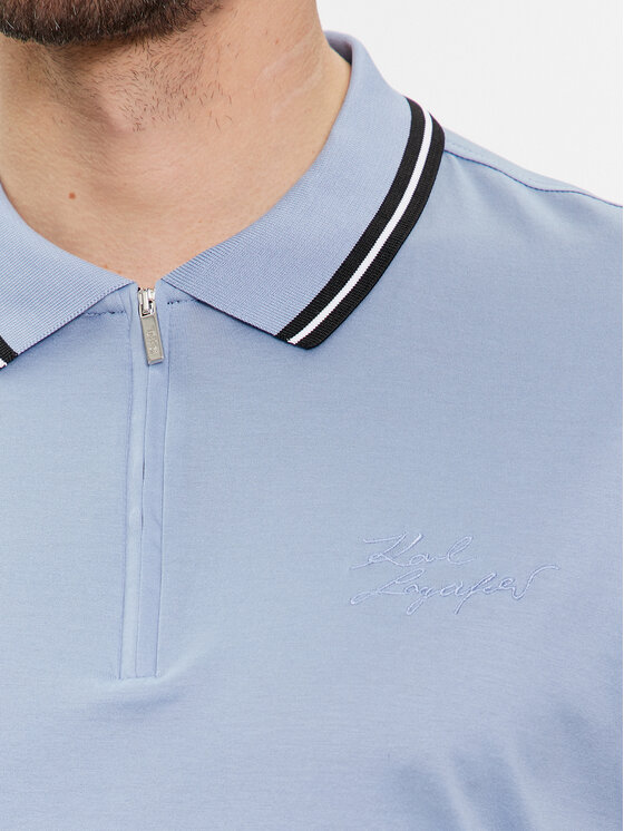 KARL LAGERFELD KARL LAGERFELD Polo 745080 541200 Plava Regular Fit