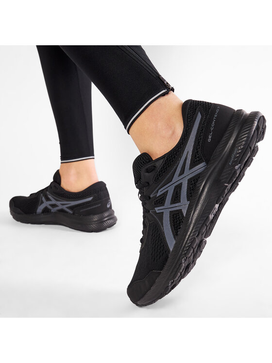 Asics Asics Παπούτσια για Τρέξιμο Gel-Contend 7 1011B040 Μαύρο