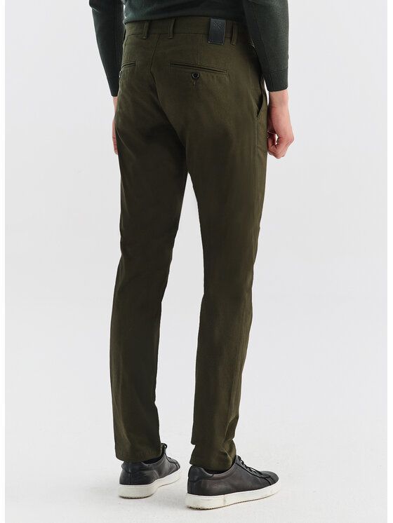 Pako Lorente Pako Lorente Spodnie materiałowe P23WB-WX-001 Zielony Slim Fit