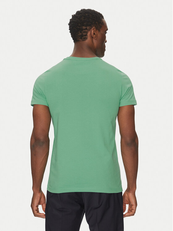 Tommy Hilfiger Tommy Hilfiger T-shirt Logo MW0MW11797 Verde Regular Fit