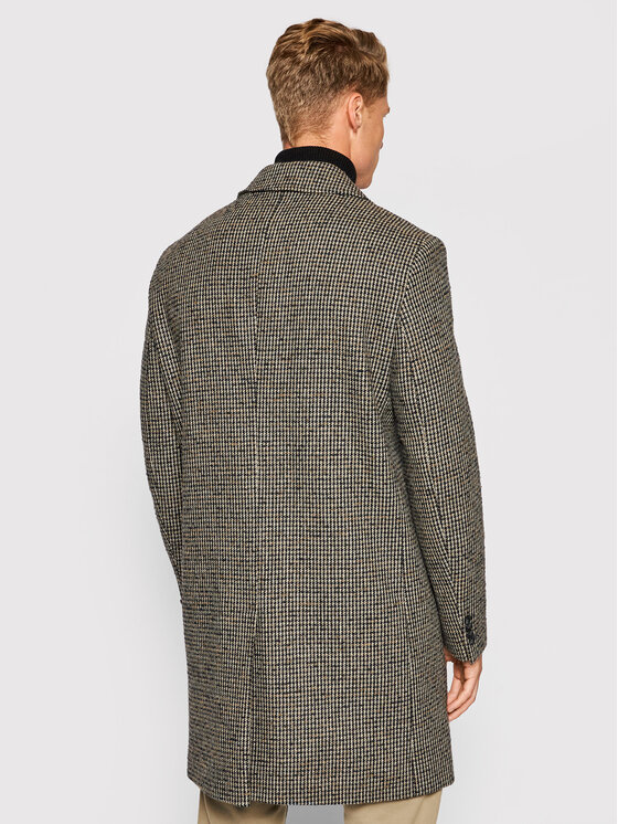 Roy Robson Roy Robson Μάλλινο παλτό 5971-98 Καφέ Regular Fit