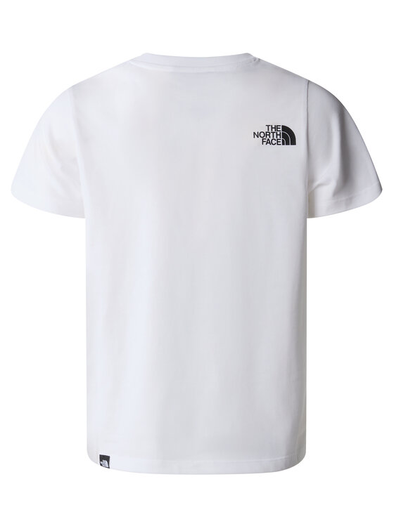 The North Face The North Face T-Shirt Simple Dome NF0A87T4 Weiß Regular Fit