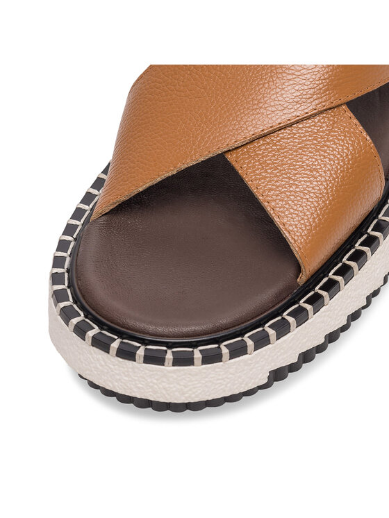 Badura Badura Sandały BEKI-01W3-003 Brązowy