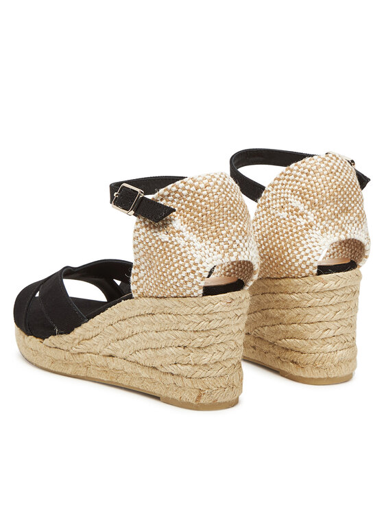 Castañer Castañer Espadrile Bruna/6/001 025533 Črna