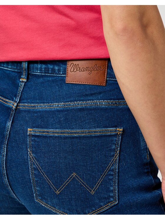 Wrangler Wrangler Jeansy STRAIGHT Granatowy Straight Leg
