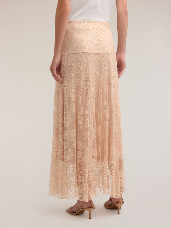 Motivi Motivi Spódnica maxi 1071Q001134N002 Różowy Regular Fit