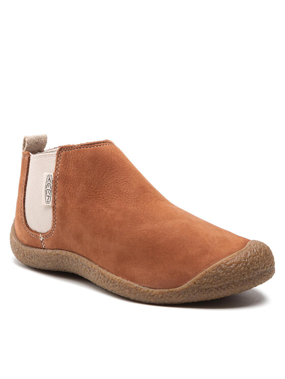 Keen Keen Kotníková obuv s elastickým prvkem Mosey Chelsea Leather 1026826 Hnědá