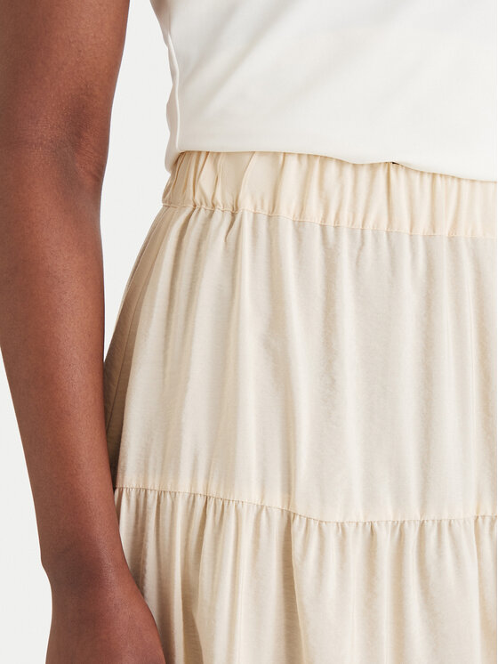 Marella Marella Maxi sukňa Ciocca 2613101084 Écru Regular Fit