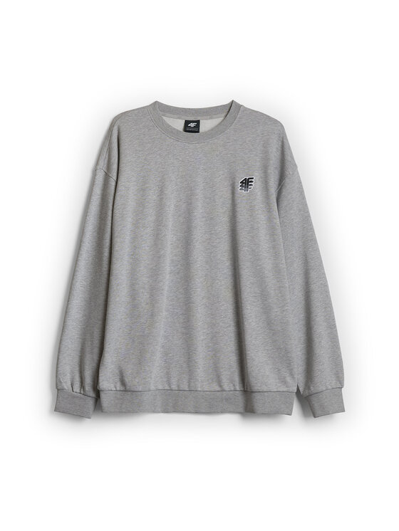 4F 4F Bluza IRON MODE Szary jasny Loose Fit