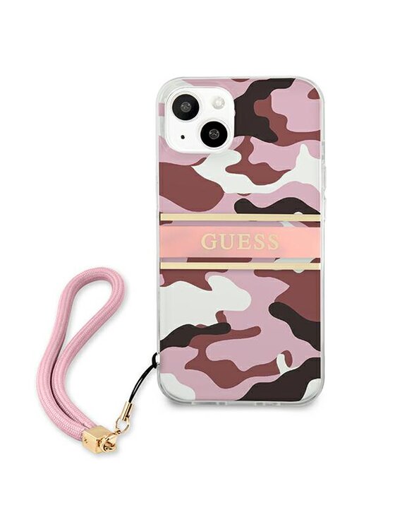 Guess Guess Etui na telefon iPhone 13 Mini Różowy