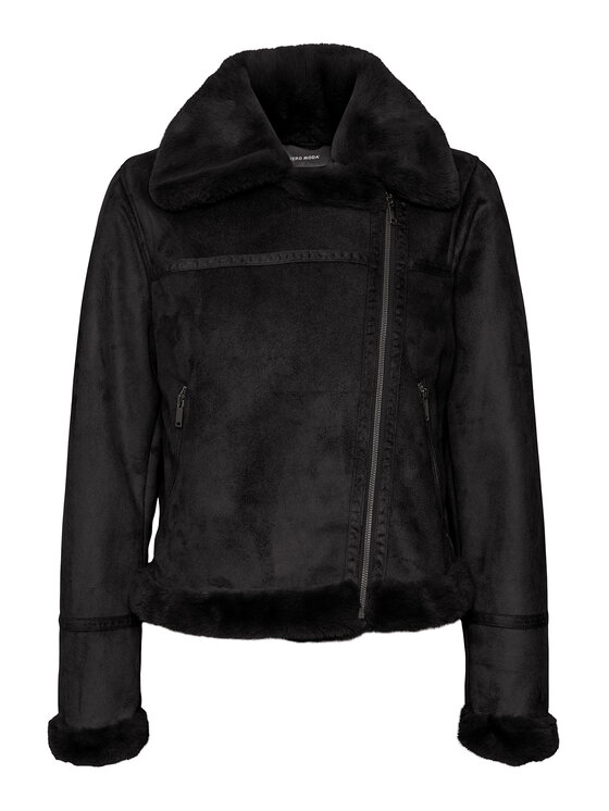 Vero Moda Vero Moda Verstos odos kailiniai Peggy 10290150 Juoda Regular Fit