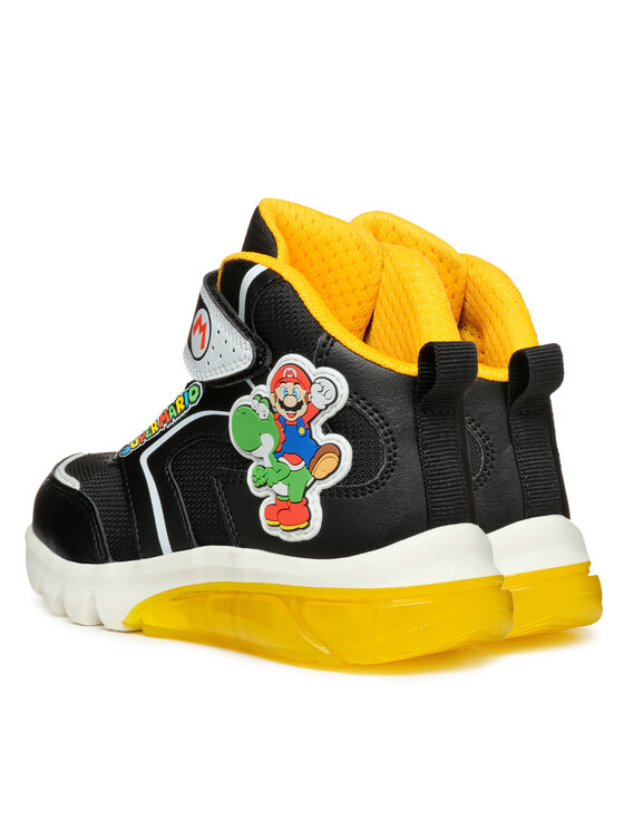 Geox Geox Tenisice J Ciberdron Boy J46LBJ 054FU C0054 M Crna