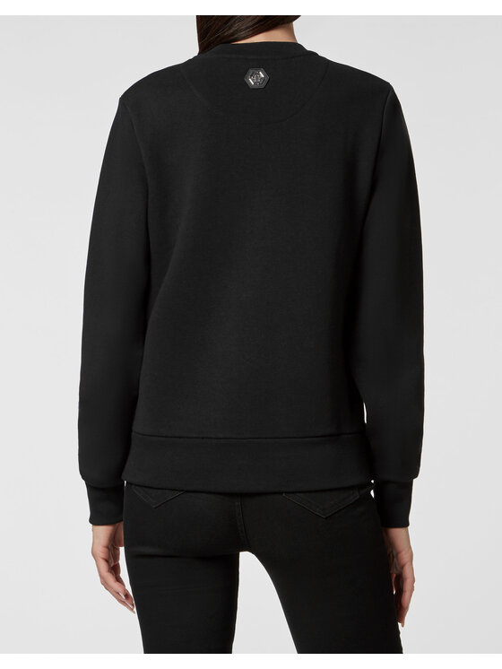PHILIPP PLEIN PHILIPP PLEIN Bluza 985 Czarny Regular Fit