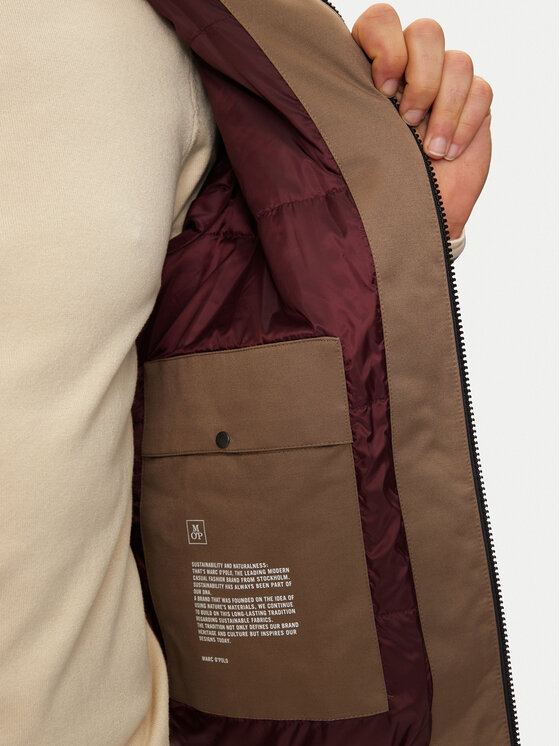 Marc O'Polo Marc O'Polo Μπόμπερ μπουφάν 428024970256 Μπεζ Regular Fit