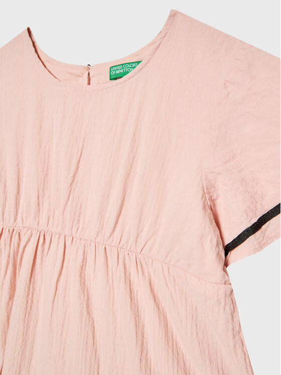 United Colors Of Benetton United Colors Of Benetton Rochie de vară 4O9TGV00P Roz Regular Fit
