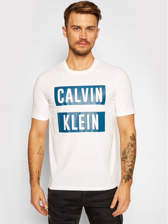 Calvin Klein Performance Marškinėliai 00GMF0K234 Balta Regular Fit