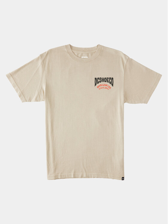 DC Shoes DC Shoes Тишърт Defiant Tees ADYZT05309 Бежов Regular Fit
