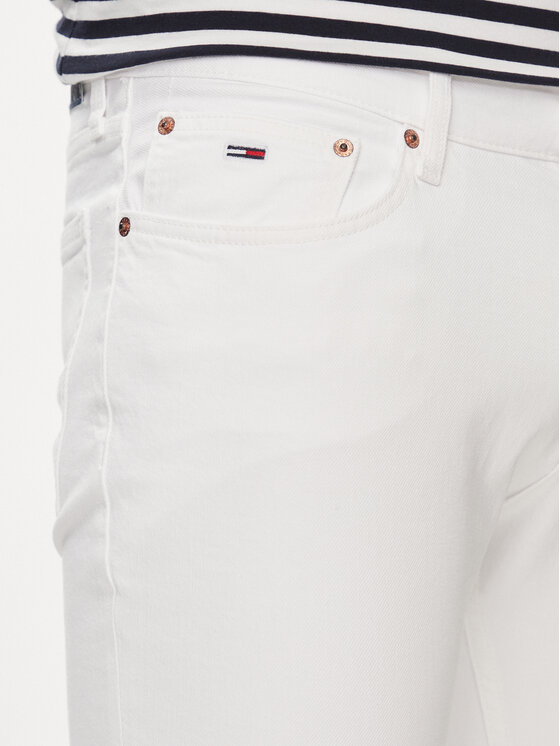 Tommy Jeans Tommy Jeans Jeansy Scanton DM0DM18746 Bílá Slim Fit