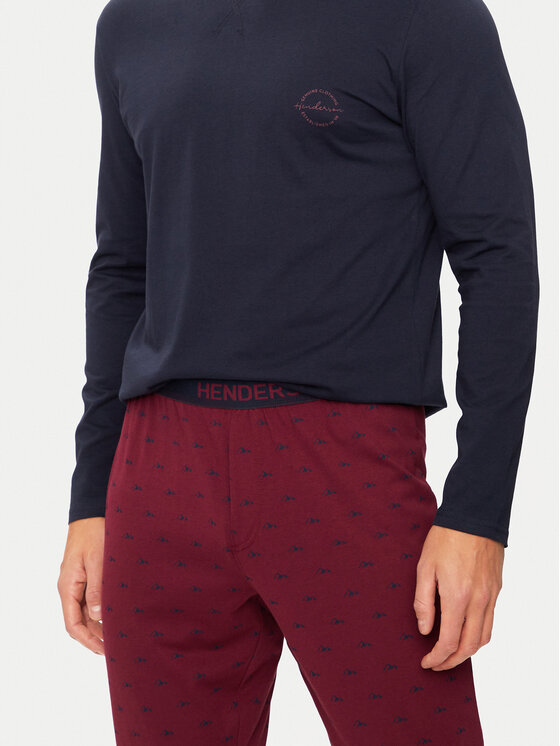 Henderson Henderson Piżama Hope 41915 Granatowy Regular Fit