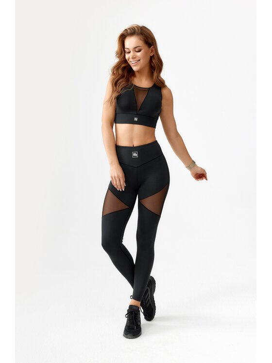 ROUGH RADICAL ROUGH RADICAL Biustonosz sportowy SPORTS BRA KENDI Czarny
