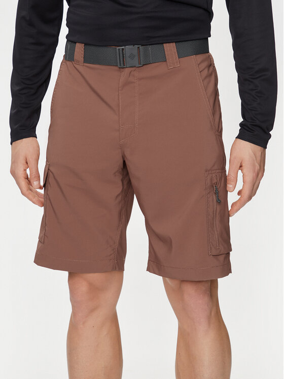 Columbia Columbia Kratke hlače iz tkanine Silver Ridge™ Utility Cargo Short 2030744 Rjava Regular Fit