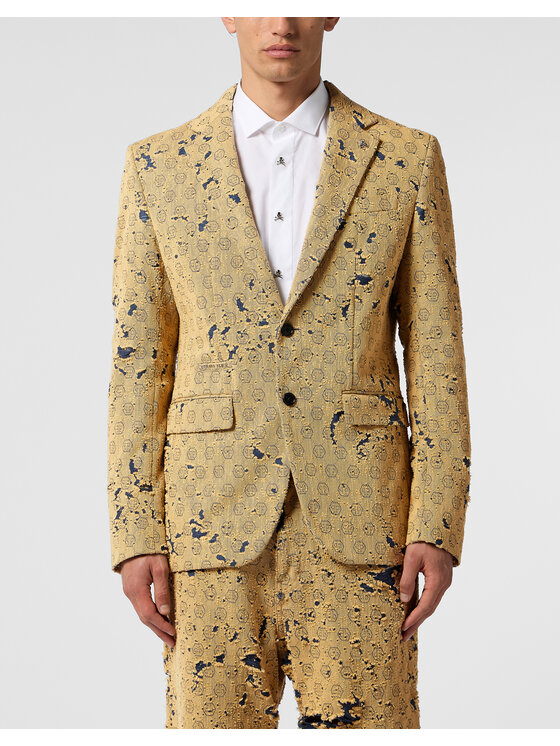 PHILIPP PLEIN PHILIPP PLEIN Giacca da abito 29058 Beige Regular Fit