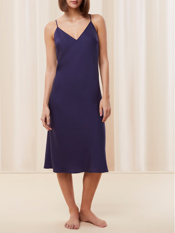 Triumph Triumph Hálóing Silky Sensuality 10216557 Sötétkék Regular Fit