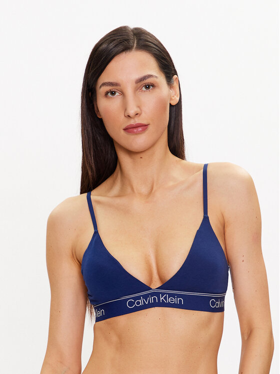 Calvin Klein Underwear Bralette krūšturis 000QF7186E Tumši zils