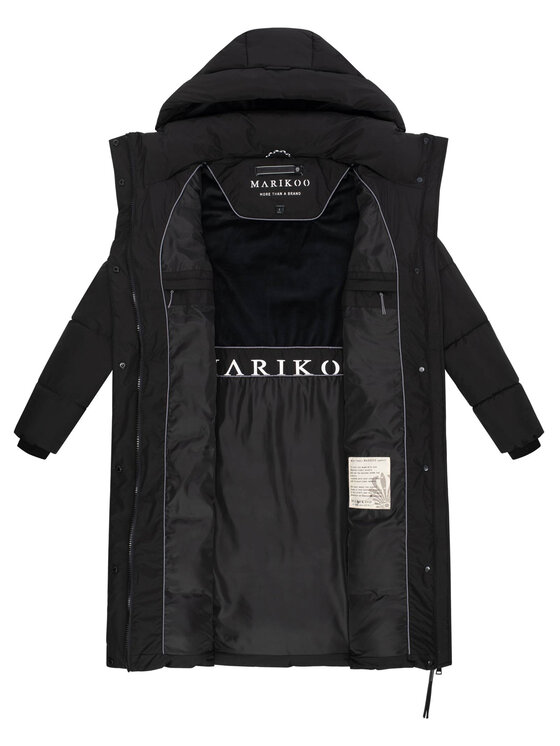 Marikoo Marikoo Kurtka zimowa Chumanii Czarny Regular Fit