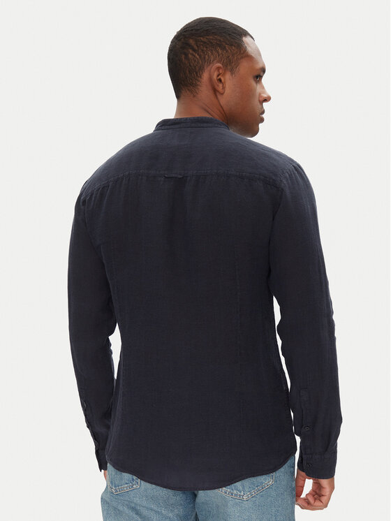 HUGO HUGO Košeľa Elvory 50490740 Tmavomodrá Slim Fit