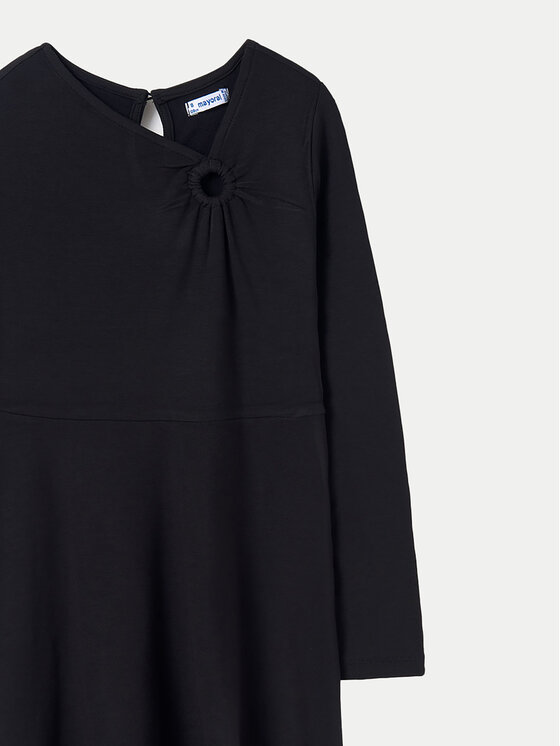 Mayoral Mayoral Elegantne kleit 7985 Must Regular Fit