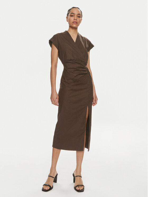 Marella Marella Vestito estivo Recoaro 2413221242 Marrone Regular Fit